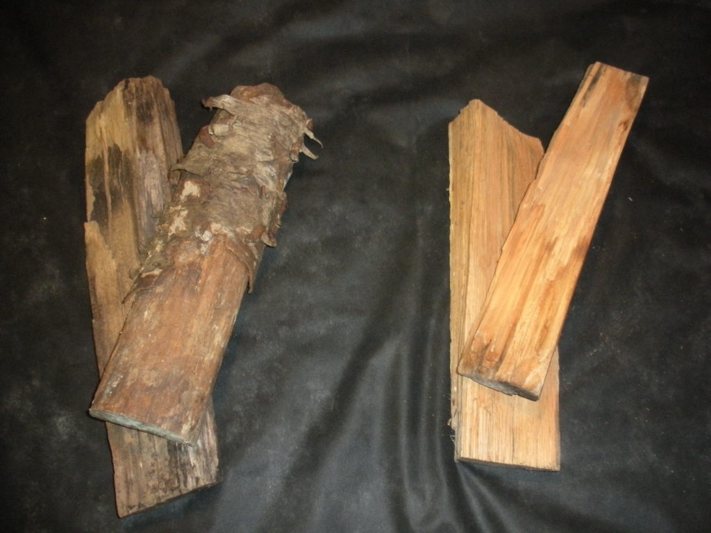Logs of Oak Wood for Grilling