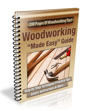 A spiral bound book with instructions for woodworking.